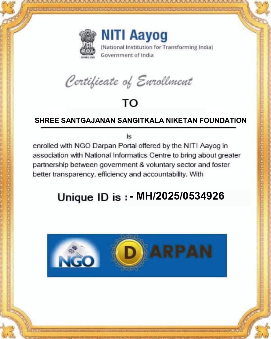 NGO Darpan Certificate